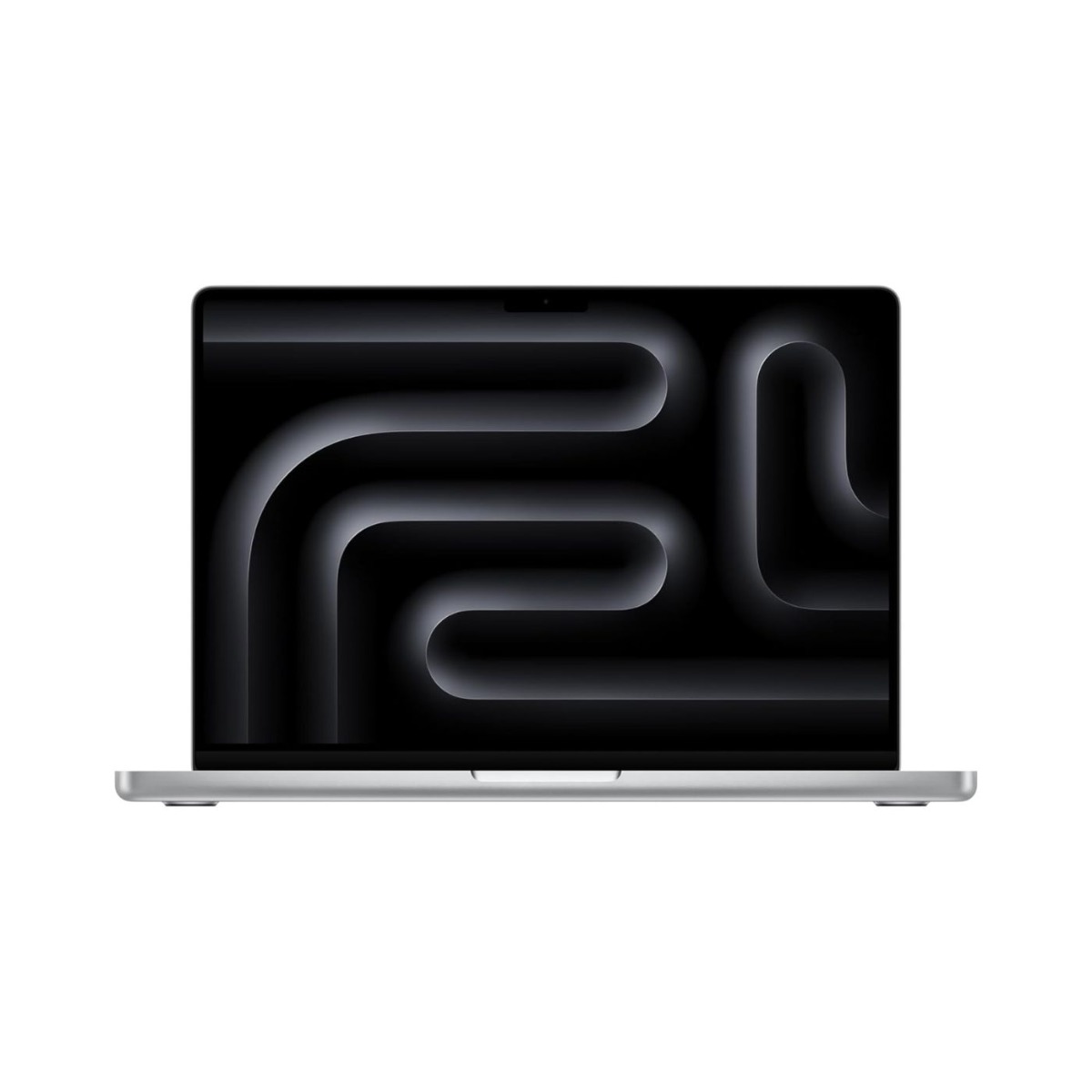 Apple MacBook Pro مقاس 14 بوصة بشاشة XDR Retina، ذاكرة RAM بسعة 16 جيجابايت، سعة تخزين SSD بسعة 1 تيرابايت، معالج M5، وحدة معالجة مركزية 10 أنوية، وحدة معالجة رسومات 10 أنوية، لوحة مفاتيح إنجليزية، لون فضي