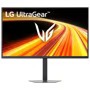 شاشة ألعاب إل جي ألترا جير G6 مقاس 32 بوصة بدقة QHD ‏2560 × 1440، لوحة IPS، معدل تحديث 200 هرتز، زمن استجابة 1 مللي ثانية (GTG)، تدعم AMD FreeSync وHDR10، تغطية ألوان sRGB تصل إلى 99%، ومثبت اللون الأسود – أسود.