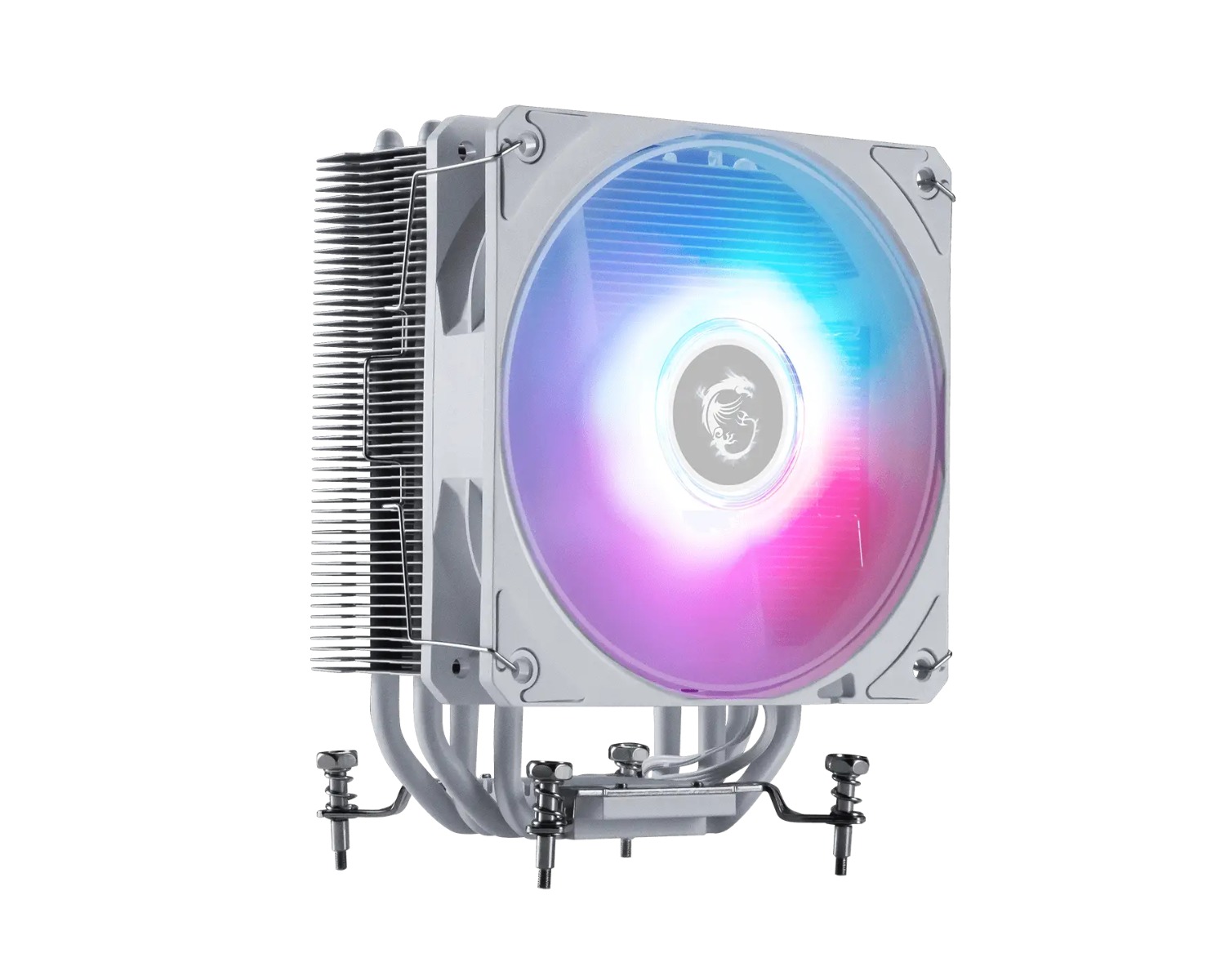 MSI MAG CoreFrozr AA13 ARGB CPU Air Cooler Intel LGA1700/1851 & AMD AM4/AM5 Compatible – White