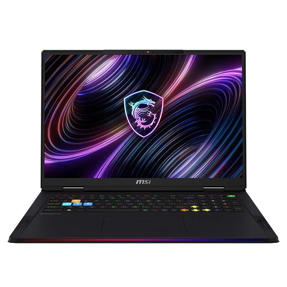 لابتوب الألعاب MSI Raider 18 HX AI A2WI بمعالج Intel Core Ultra 9-290HX وذاكرة RAM بسعة 32 جيجابايت وتخزين SSD بسعة 2 تيرابايت وبطاقة رسومات NVIDIA GeForce RTX 5080 بسعة 16 جيجابايت وشاشة Mini LED مقاس 18 بوصة بدقة UHD+ ومعدل تحديث 120 هرتز ونظام تشغيل Wi