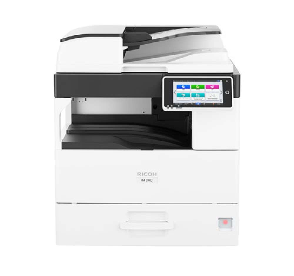RICOH IM 2702 A3 AIO B&W Multi Function Printer Copier Machine, 27ppm Wifi with 1 Tray and Toners