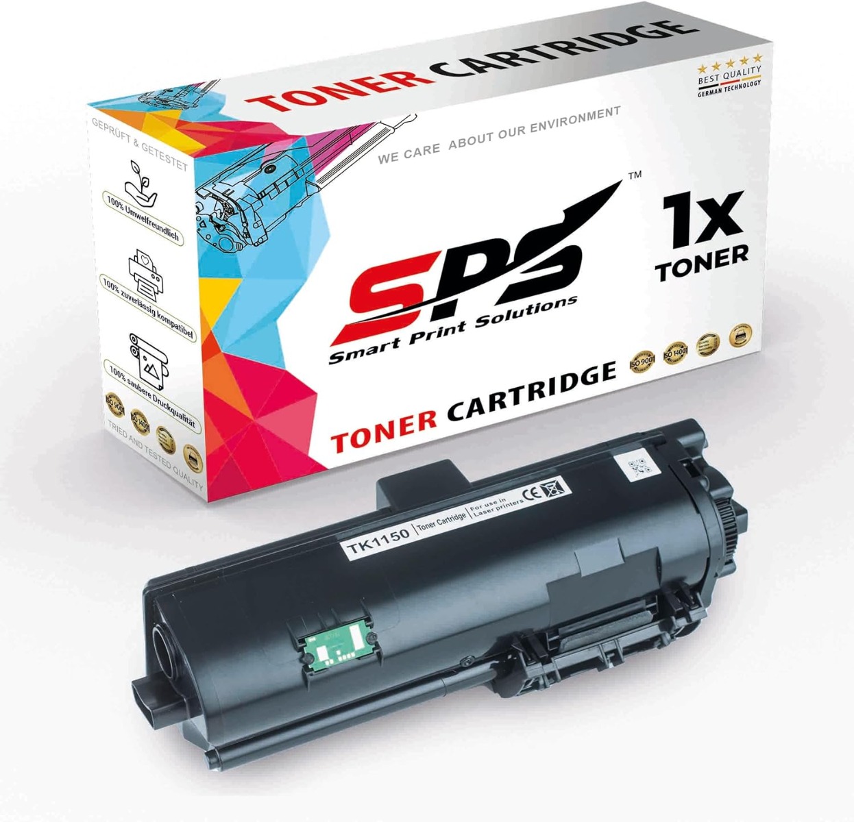 SPS TK‑1150 Black Toner Cartridge for Kyocera Printers Compatible 3000 Pages