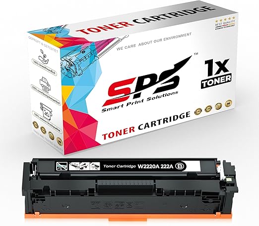 SPS W2220A 222A BK Compatible Toner Cartridges for HP LaserJet Pro 3203dw, MFP 3303sdw, 3303fdw, 3303fdn, 1200 Pages yield