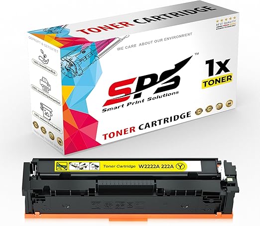 SPS W2220A 222A Yellow Compatible Toner Cartridges for HP LaserJet Pro 3203dw, MFP 3303sdw, 3303fdw, 3303fdn, 1200 Pages yield