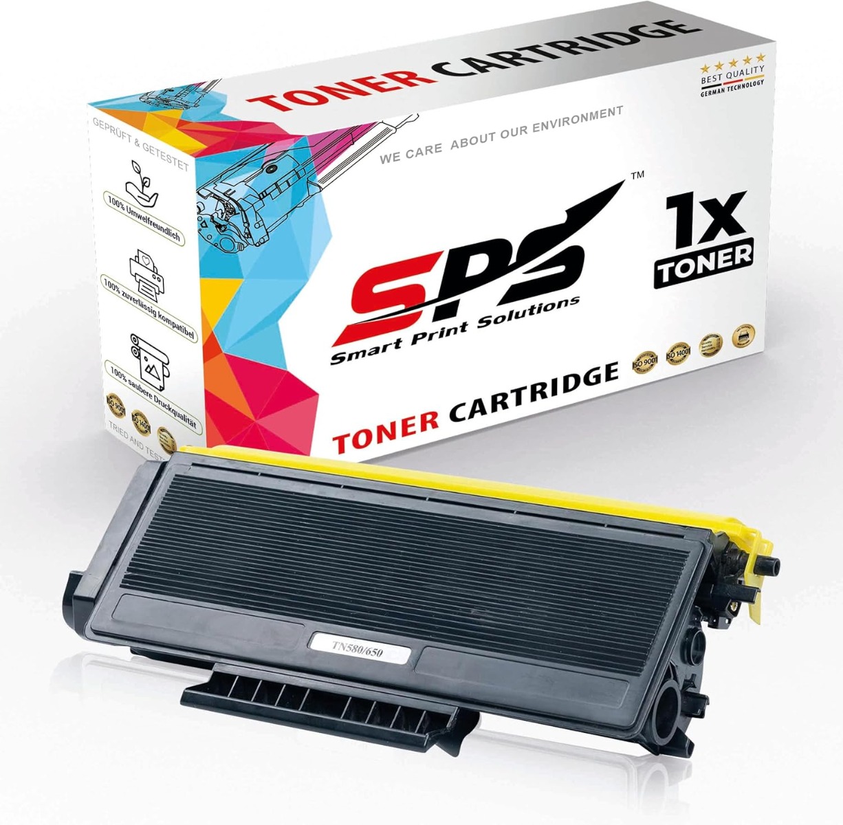 SPS TN‑580 Compatible Black Toner Cartridge for Brother HL‑5240 / DCP‑8060 / MFC‑8860 Printers Up to 7,000 Pages