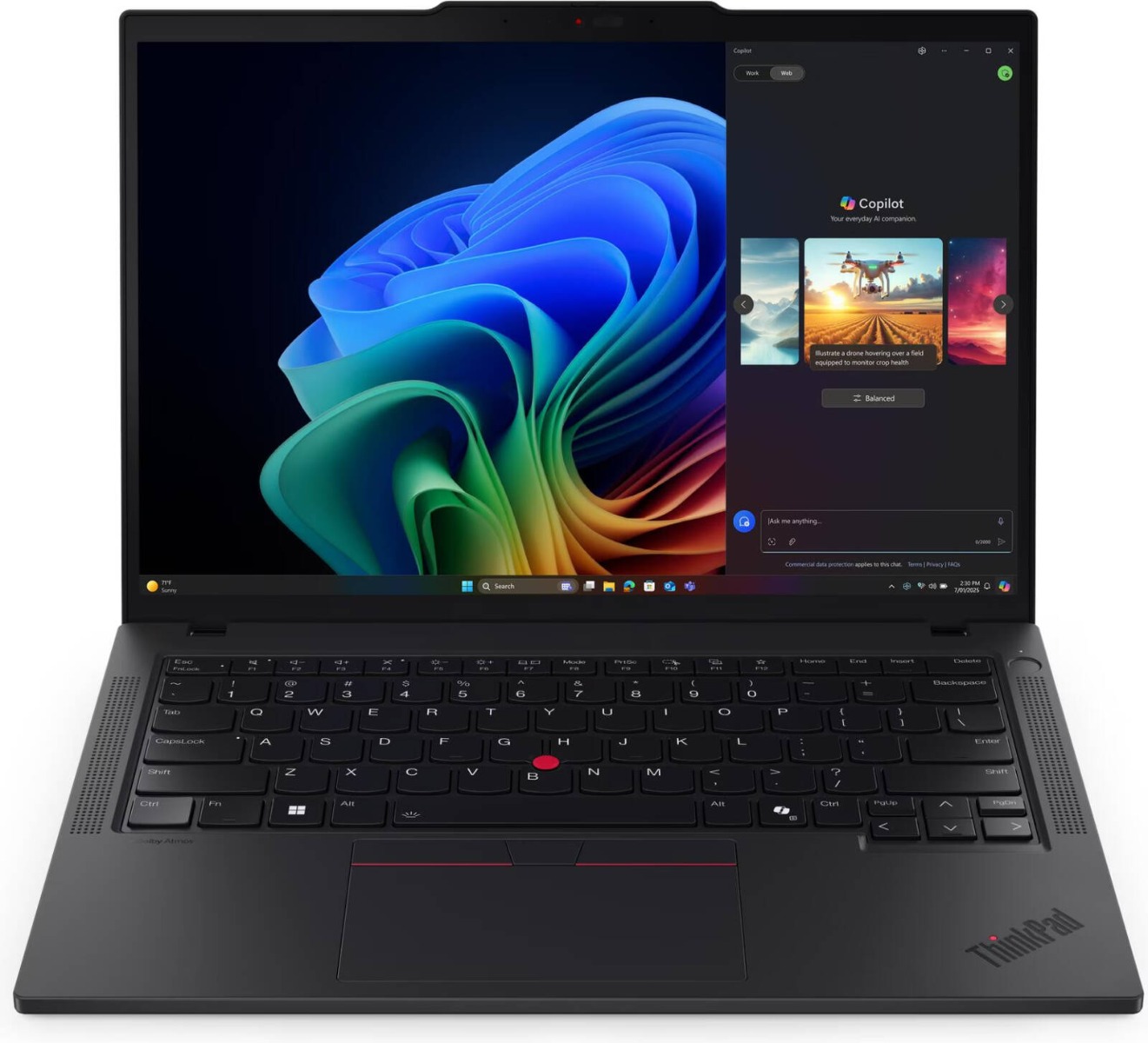 Lenovo ThinkPad T14 Gen 6 Laptop Intel Core Ultra 5-225H Processor 16GB Ram 512GB SSD Storage Intel Arc Graphics 14 Inch WUXGA IPS Display Operating System (Dos/No OS) English Backlit Keyboard - Black