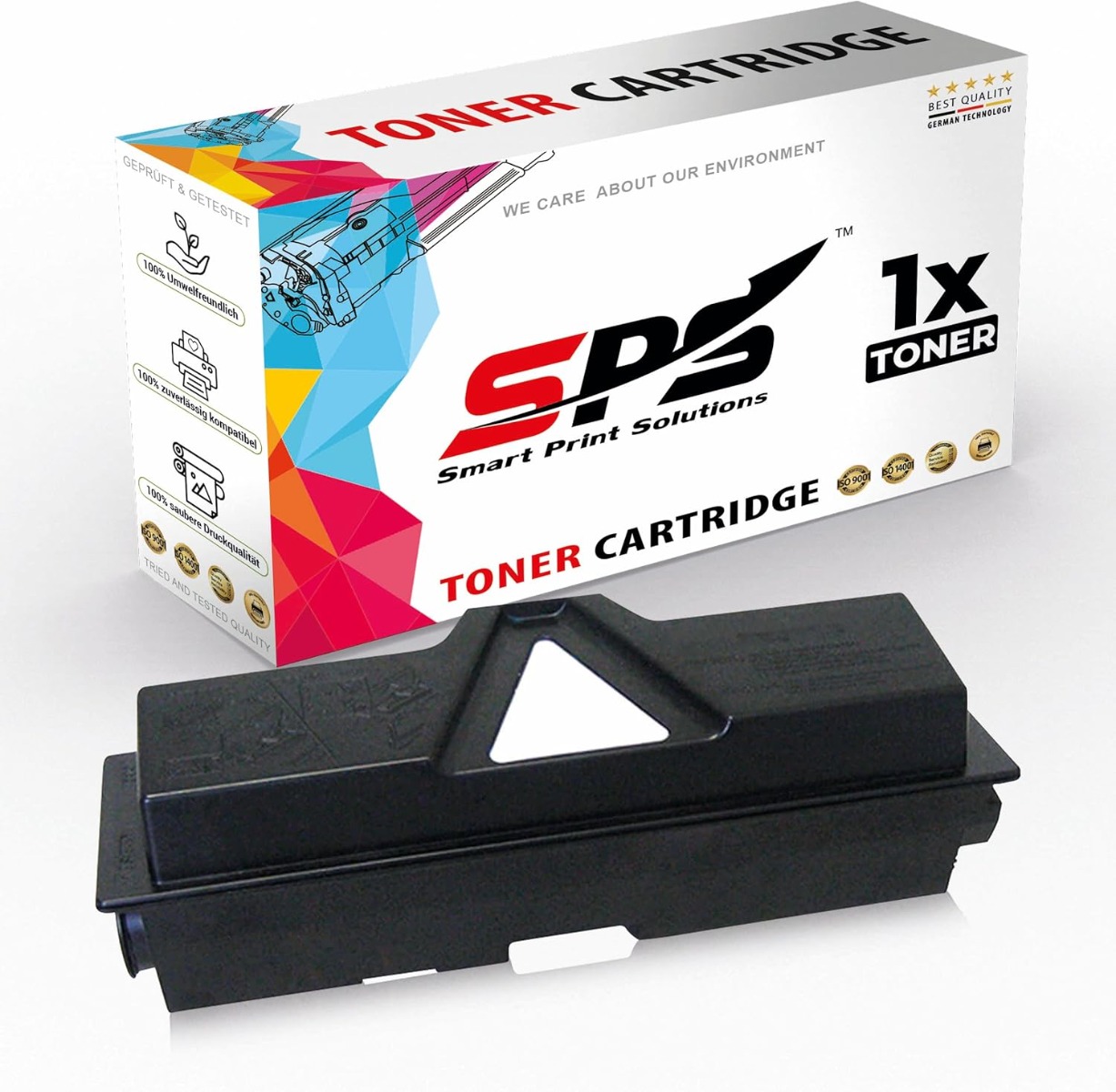 SPS TK-1140 Compatible Black Toner Cartridge for Kyocera ECOSYS M2035dn M2535dn FS-1035MFP FS-1135MFP Printers Up to 7,200 Pages