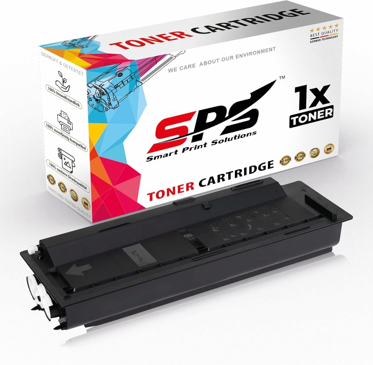SPS TK‑475 Compatible Black Laser Toner Cartridge for Kyocera FS‑6025MFP FS‑6030MFP FS‑6525MFP FS‑6530MFP High Yield 15000 Pages