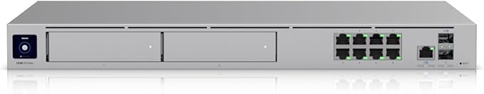 Ubiquiti UDM-Pro-Max UniFi Dream Machine Pro Max, 10G Cloud Gateway, 5 Gbps IDS/IPS, 8 LAN + 2 SFP+, Dual WAN, Integrated NVR Storage