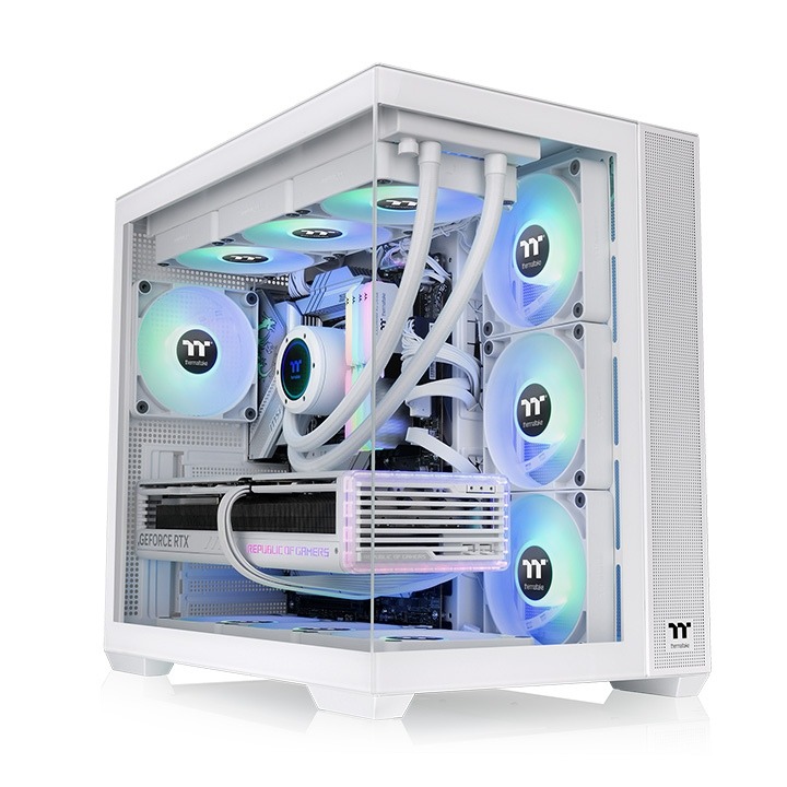 Buy Thermaltake View 380 TG ARGB Mid Tower PC Case Snow White Mid