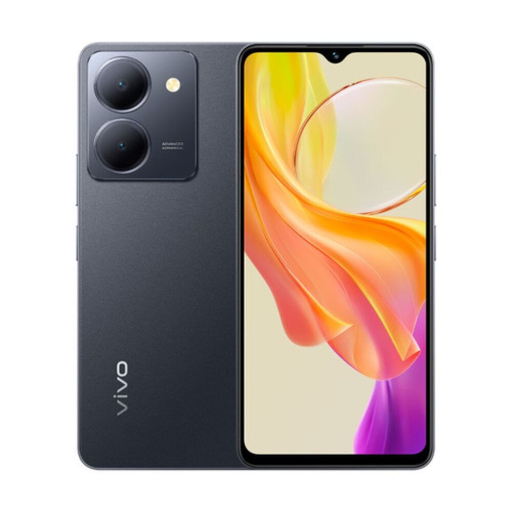 هاتف ذكي فيفو Y27 ثنائي الشريحة بذاكرة وصول عشوائي 8 جيجابايت وذاكرة تخزين 256 جيجابايت وشبكة الجيل الخامس - أسود ميستيك