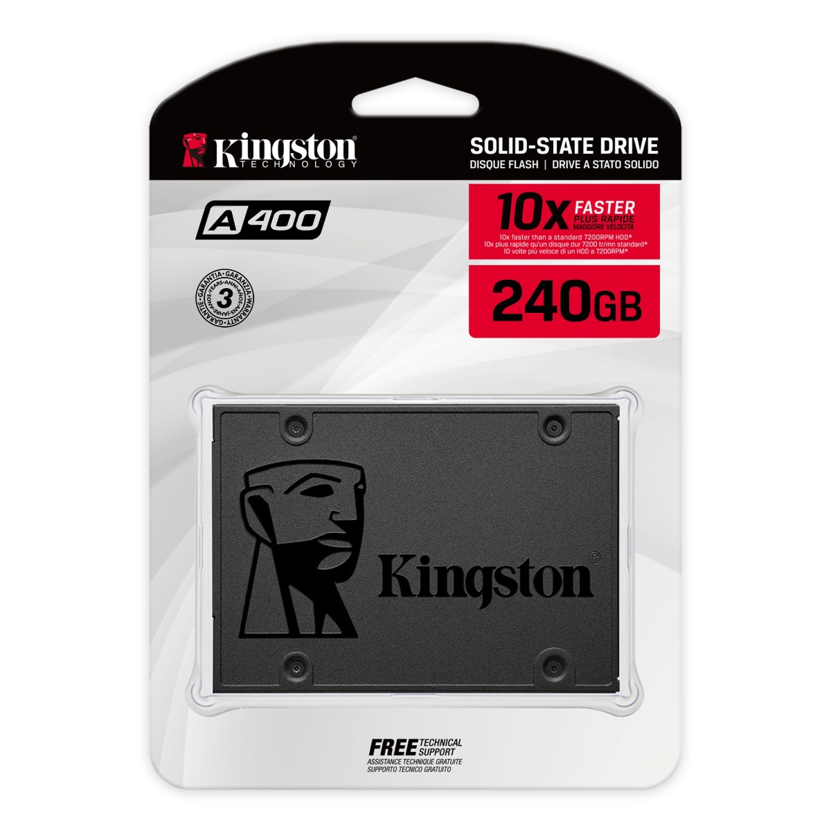 Kingston Internal SSD 240GB SA400S37/240G A400 Series