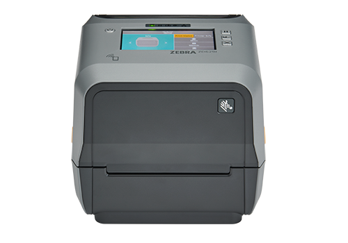 طابعة سطح المكتب Zebra ZD621T الحرارية مقاس 4 بوصات (طراز ZD6A043-30EF00EZ) - 300 نقطة في البوصة، USB، مضيف USB، إيثرنت، تسلسلي، BTLE5