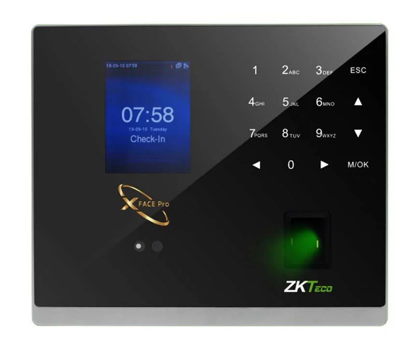 ZKTeco X Face Pro Multi Bio Time Attendance and Access Control Terminal Face Recognition Fingerprint RFID 2.8 Inch TFT Display SilkID Sensor 3000 Face 5000 Fingerprint Capacity